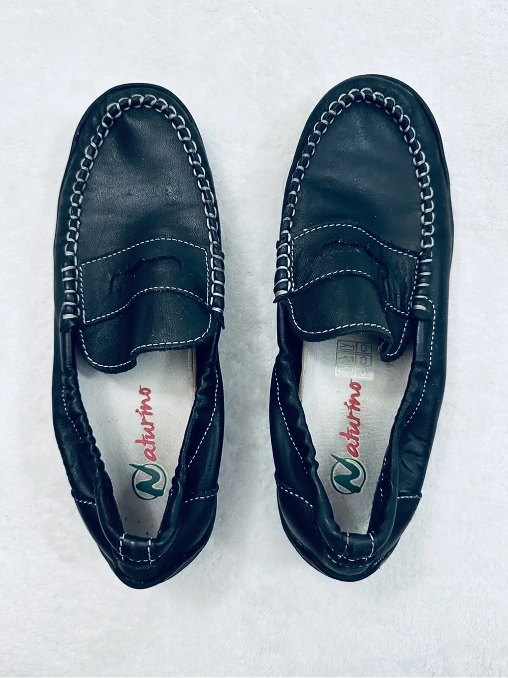 Naturino Boys Leather Dress Shoes Size US Kids/Big Kid 4.5 (36 EU) 22.6 cm